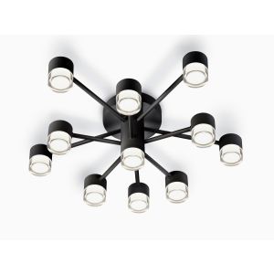 LED-11er-Deckenleuchte KALA schwarz