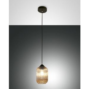 Fabas Luce Pendelleuchte ASTON Amber 3585-40-125