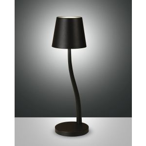 Fabas Luce LED-Tischleuchte JUDY Schwarz 3679-30-101