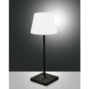 Fabas Luce LED-Tischleuchte ADAM Dunkelgrau 3701-30-350