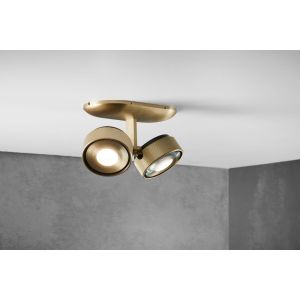 Light-Point 2er-LED-Deckenspot COSMO Messing 271014