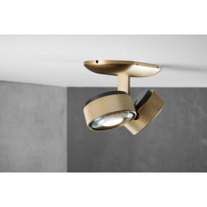 Light-Point 2er-LED-Deckenspot COSMO Messing 271014