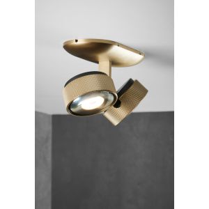 Light-Point 2er-LED-Deckenspot COSMO Messing 271014
