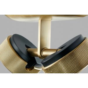 Light-Point 2er-LED-Deckenspot COSMO Messing 271014