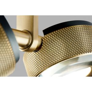 Light-Point 2er-LED-Deckenspot COSMO Messing 271014
