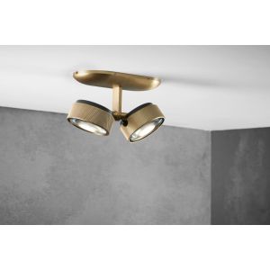 Light-Point 2er-LED-Deckenspot COSMO Messing 271014