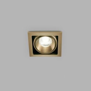 Light-Point LED-Einbaustrahler GHOST Messing 11x11cm 270844