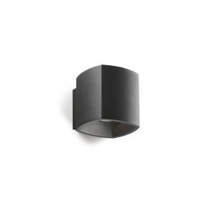 LED-Wandleuchte MIRAGE W1+ schwarz 11cm