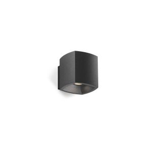 LED-Wandleuchte MIRAGE W1 schwarz 9cm