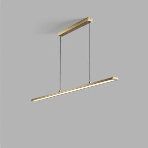 Light-Point LED-Pendelleuchte SLIM 150cm Messing 280714