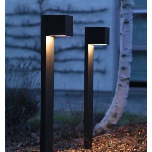 Light-Point LED-Pollerleuchte CUBE schwarz 60cm 256107+256192