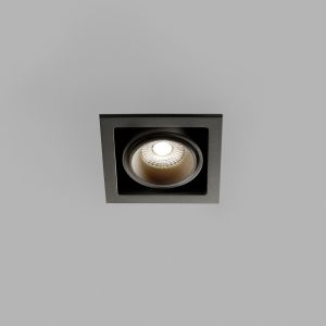 LED-Einbaustrahler GHOST schwarz 11x11cm