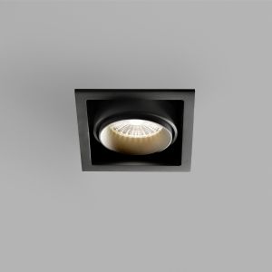LED-Einbaustrahler GHOST schwarz 13x13cm