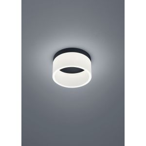 Helestra LED-Deckenleuchte LIV Schwarz matt 20 cm 15/1632.22