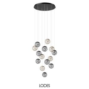 Lodes LED-Einzelpendel KELLY CLUSTER SPHERE 14710