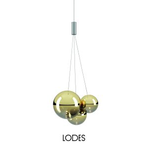 Lodes 3er-LED-Pendelleuchte RANDOM 16420