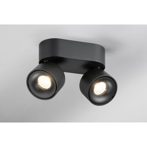 Lupia Licht 2er-LED-Deckenspot BLOC schwarz/weiß 2700K/3000K