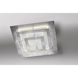 Lupia LED-Deckenleuchte SQUARE 40x40cm Blattsilber 2820-1-39