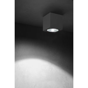Lupia LED-Deckenaußenleuchte KUBUS anthrazit 4016-1-57