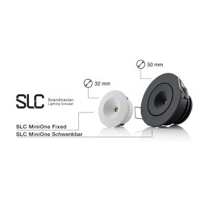 SLC LED-Einbaustrahler MINI ONE (nicht schwenkbar)