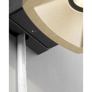Light-Point LED-Wandleuchte MIRAGE W1 Messing 9cm 271045