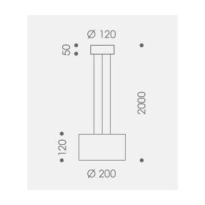 Oligo TROFEO LED-Pendelleuchte grau G42-886-13-45