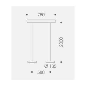 Oligo DECENT LED-Pendelleuchte