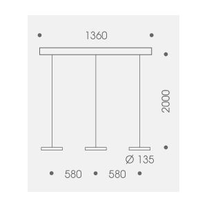 Oligo DECENT LED-Pendelleuchte