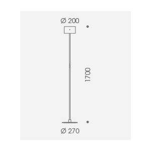 Oligo TROFEO LED-Stehleuchte 44-886-13-45