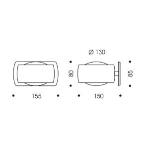 Oligo GRACE LED-Wandeinbauleuchte