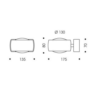 Oligo GRACE LED-Wandleuchte