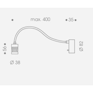 Oligo JUST A LITTLE LED-Wandleuchte 40-893-20-12 51-3300019