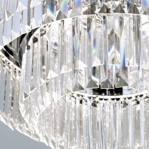 orion- LED-Deckenleuchte PRISM 55cm chrom DL 7-666/55 chrom