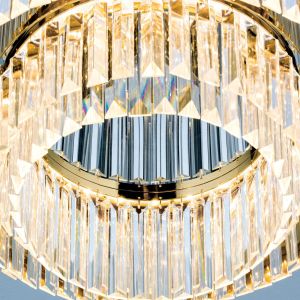 orion- LED-Deckenleuchte PRISM 55cm gold DL 7-666/55 gold