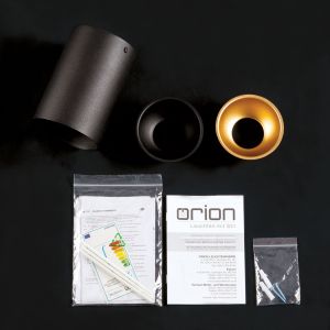 orion- Deckenleuchte STARLIGHT 9,6cm schwarz DL 7-681 schwarz 