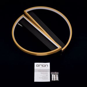 orion- LED-Deckenleuchte OLGA 43,5cm schwarz-gold DL 7-693 schwarz-gold
