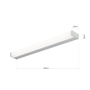 Orion LED-Wandleuchte MARILYN 69,5cm chrom Soff 3-482 chrom