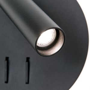 orion- LED-Wandleuchte LENNY schwarz, schwenkbar WA 2-1467 schwarz