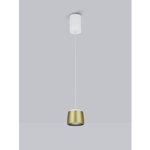 Helestra LED-Pendelleuchte OVE Weiß Gold 6-5023.09