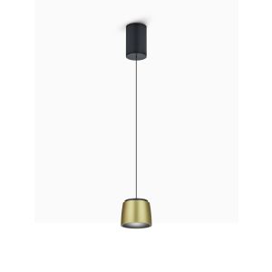 LED-Pendelleuchte OVE gold/schwarz