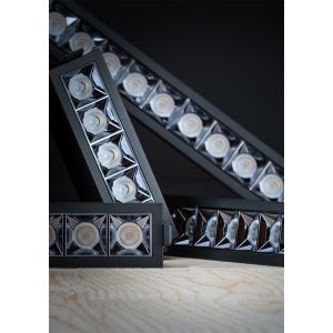 TLG SLC LED-Downlight PIXEL X5 schwarz/weiß 2700K/3000K SLC126-5er