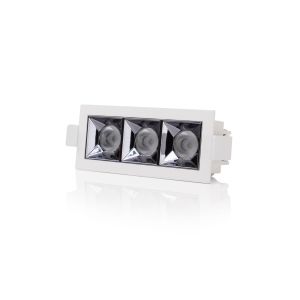 TLG SLC LED-Downlight PIXEL X3 schwarz/weiß 2700K/3000K SLC126-3er