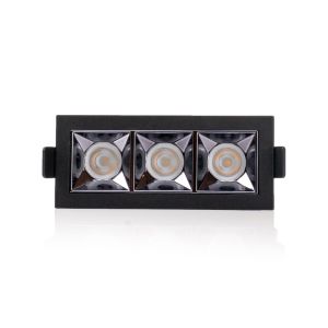 LED-Downlight PIXEL X3 schwarz/weiß 2700K/3000K