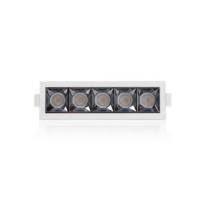 TLG SLC LED-Downlight PIXEL X5 schwarz/weiß 2700K/3000K SLC126-5er
