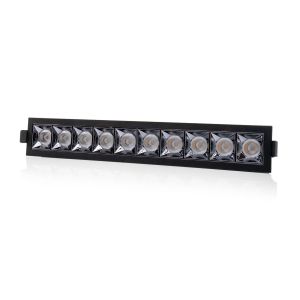 TLG SLC LED-Downlight PIXEL 10X schwarz/weiß 2700K/3000K SLC127