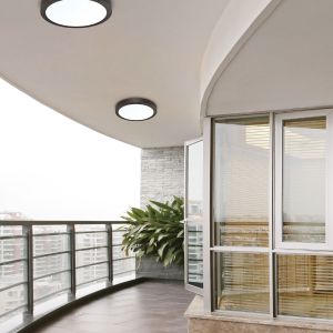 TLG SLC LED-Wand-/Deckenaußenleuchte DIO schwarz SLC1400