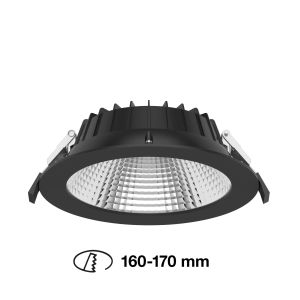 TLG SLC LED-Einbaustrahler SHIFT 19cm 13Watt schwarz SLC1527