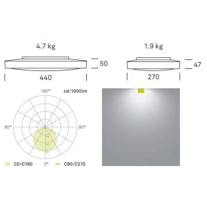 Ribag ARVA LED-Deckenleuchte