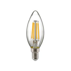 4,5W LED-Filament Kerze klar E14 2700K dimmbar