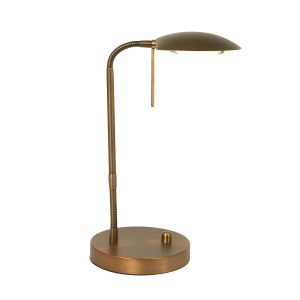 Steinhauer Lighting LED-Tischleuchte ELOI Bronze 1315BR